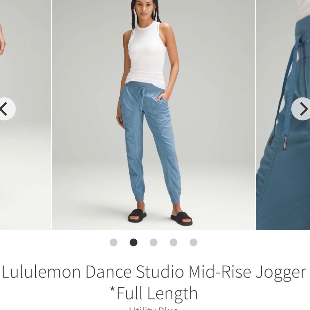 Lululemon Athletica dance studio joggers size 10 utility blue 💙💙💙💙
